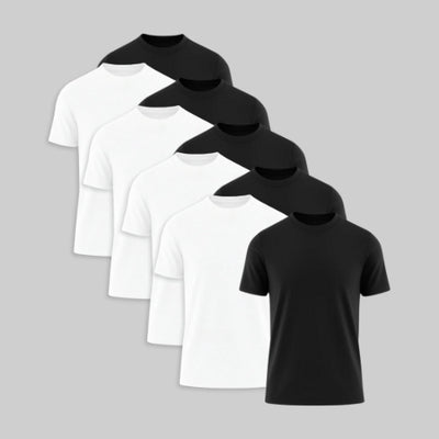 9 Pack - Black and White