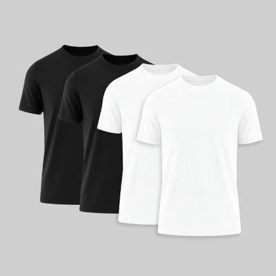 4 Pack - Black and White