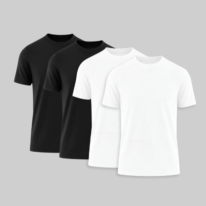 4 Pack - Black and White