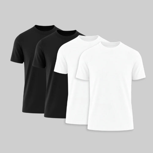 4 Pack - Black and White