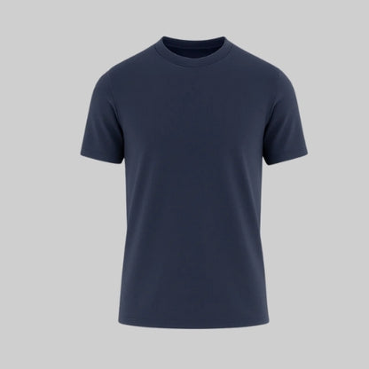 Crew neck tee - Navy Blue