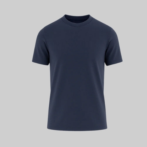 Crew neck tee - Navy Blue
